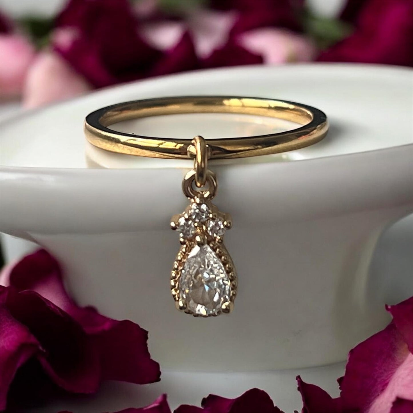 Elmas Dangle Ring