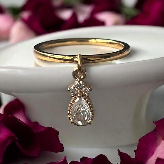 Elmas Dangle Ring