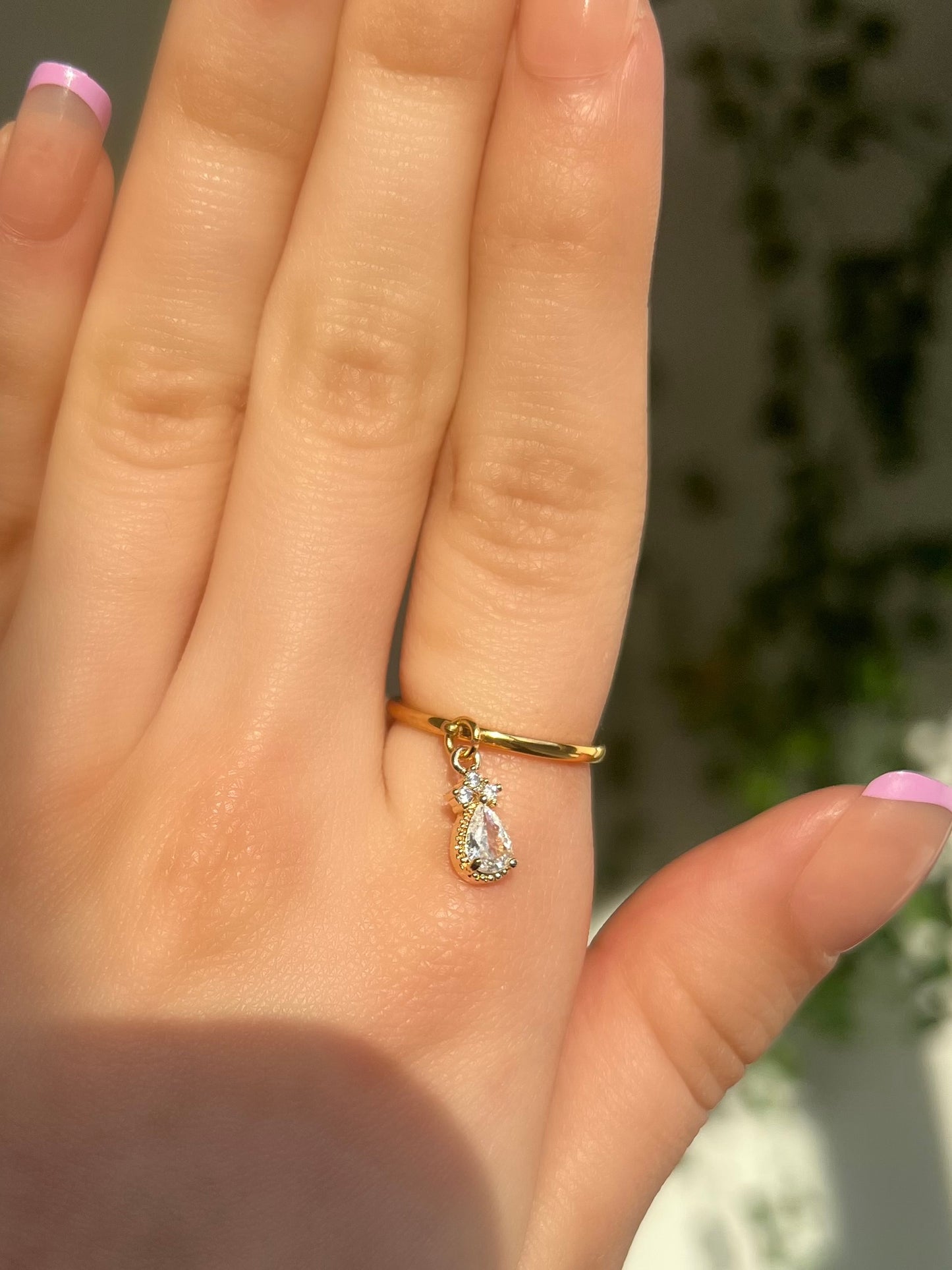 Elmas Dangle Ring